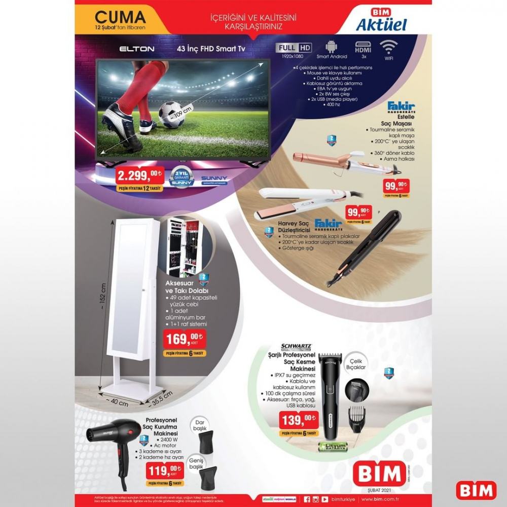 15 Şubat 2021 BİM kataloğu | BİM vakumlu siyah nokta temizleme aleti | Bu cuma BİM kataloğu 69