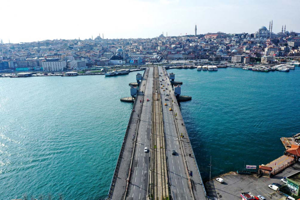 İstanbul'un en güzel yerleri kısıtlama ile sessizliğe büründü 18