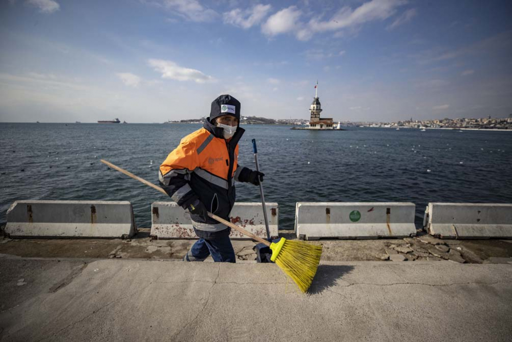 İstanbul'un en güzel yerleri kısıtlama ile sessizliğe büründü 4