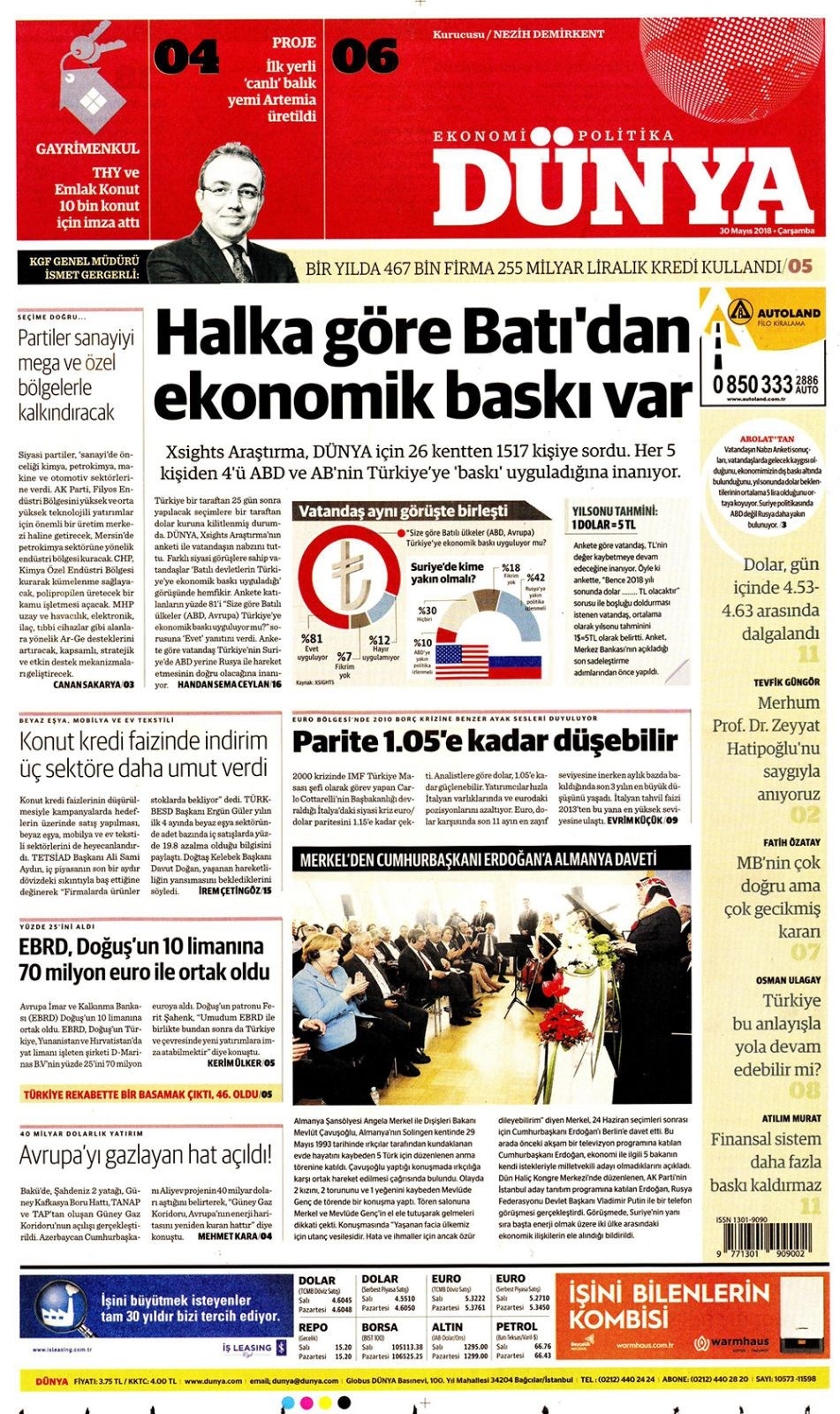 Gazete manşetleri 30 Mayıs 2018 Hürriyet, Milliyet, Sözcü, Habertürk 13