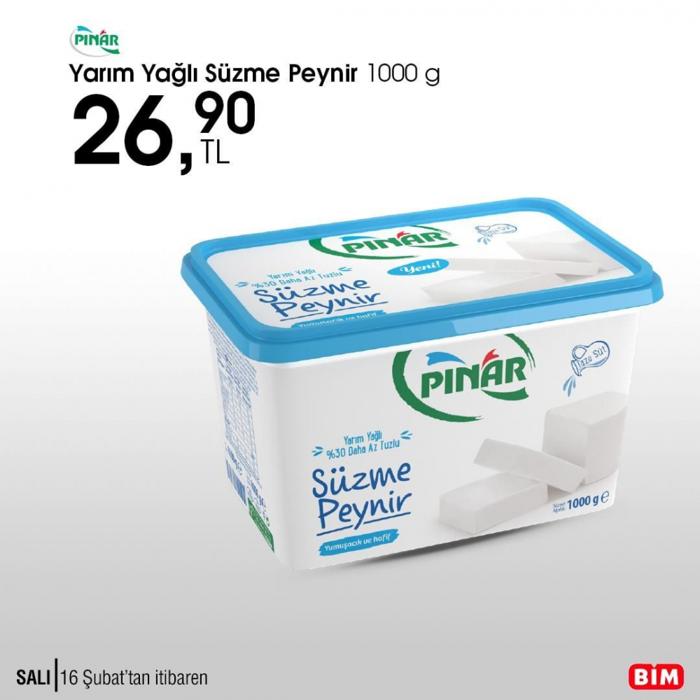 16 Şubat 2021 BİM kataloğu | Bim labne, akıllı saat, kıyma | 16 Şubat salı Bim aktüel 1