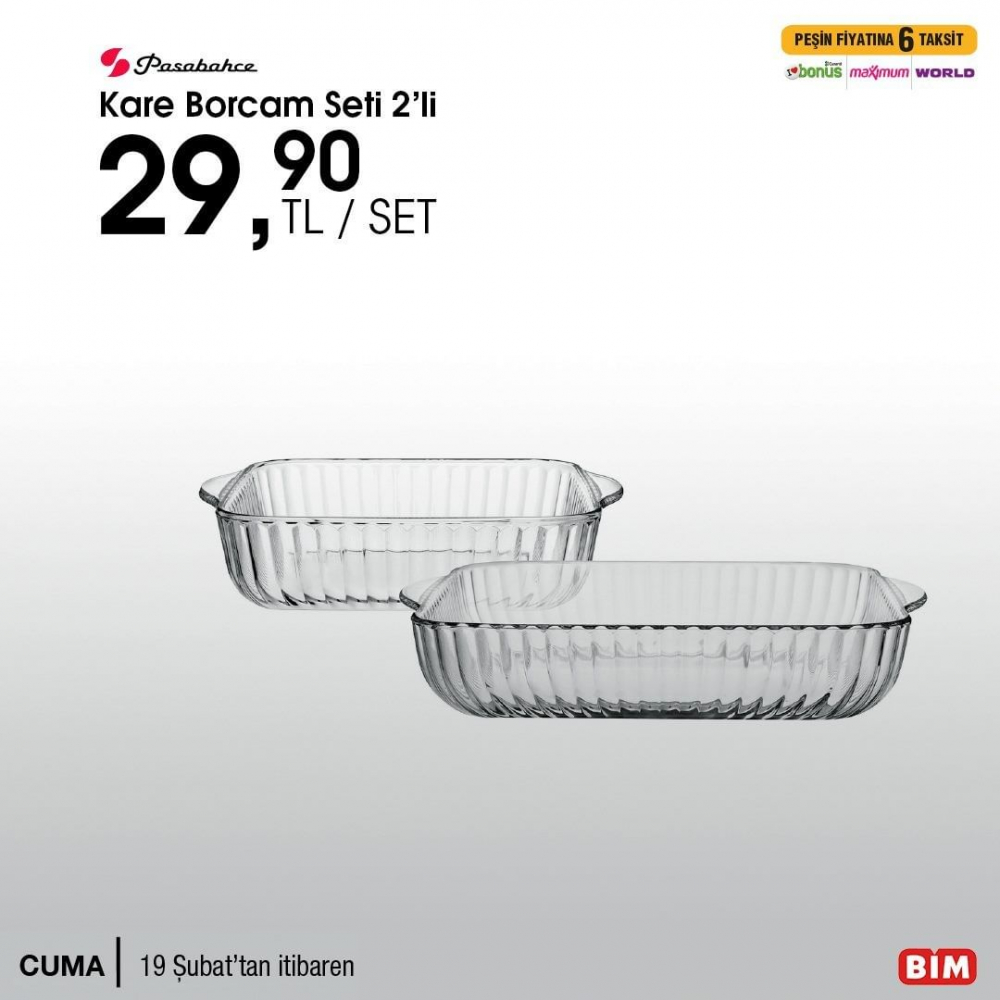 21 Şubat Bim kataloğu | Bim bu hafta gelecekler | Fakir çeyiz seti 18