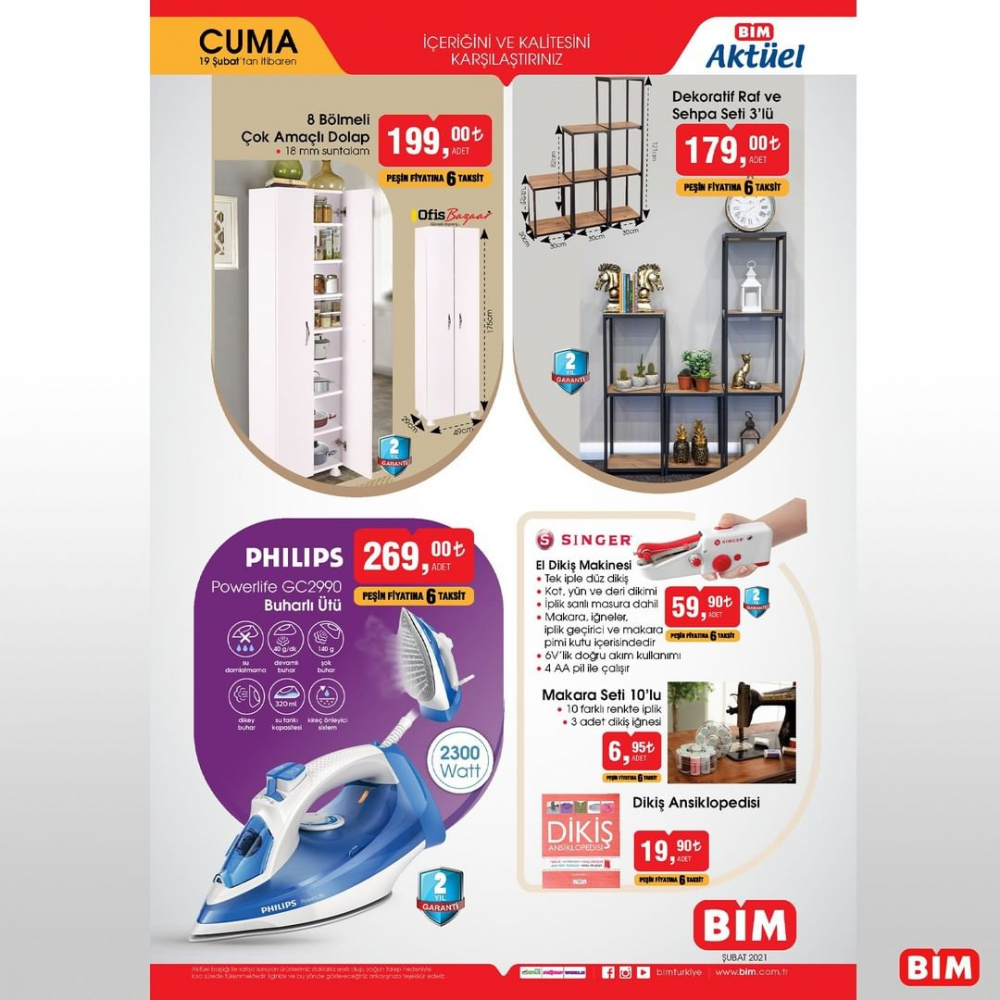 21 Şubat Bim kataloğu | Bim bu hafta gelecekler | Fakir çeyiz seti 7