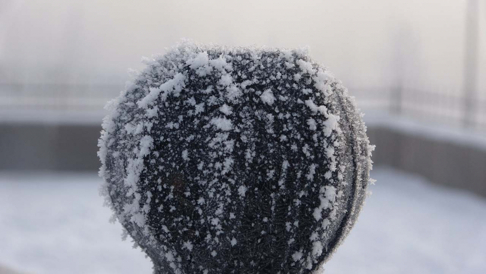 Ardahan'ın Göle ilçesi buz tuttu. Sıcaklık eksi 26 dereceye kadar düştü 6