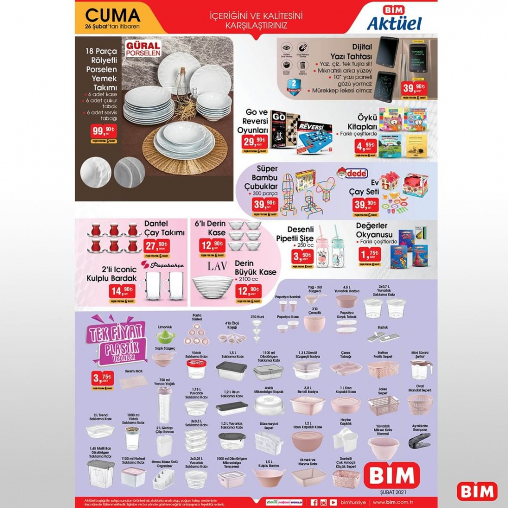 1 Mart Pazartesi Bim kataloğu | 1 Mart 2021 BİM katalog | Fakir mini tost makinesi 97
