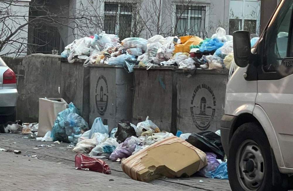 Maltepe'deki çöp yığınlarını toplama desteğine Beyaz Masa'dan ret yanıtı! 5