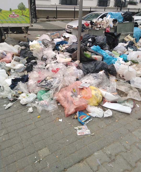 Maltepe'deki çöp yığınlarını toplama desteğine Beyaz Masa'dan ret yanıtı! 7