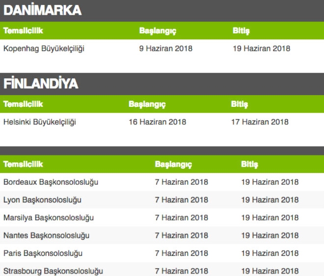 Yurt dışı seçmenleri hangi ülkede nerede oy kullanabilecek? 10