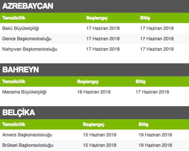 Yurt dışı seçmenleri hangi ülkede nerede oy kullanabilecek? 7