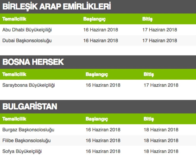 Yurt dışı seçmenleri hangi ülkede nerede oy kullanabilecek? 8