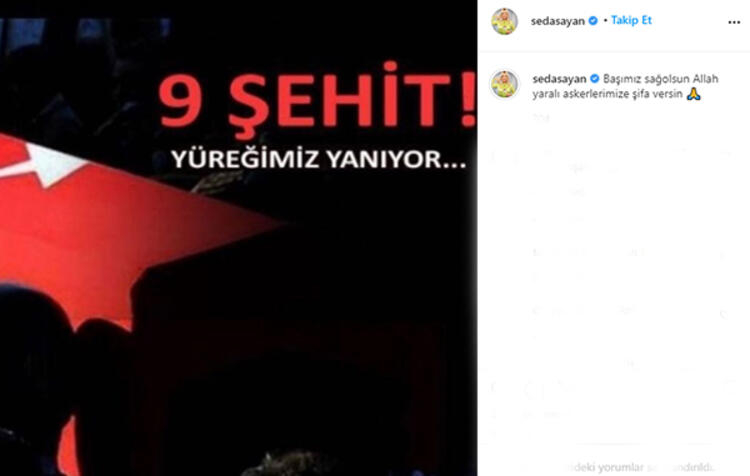 Ünlü isimlerden şehit paylaşımları! 3