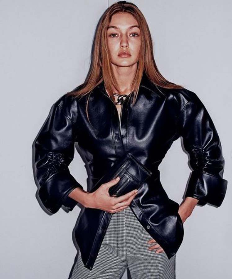 Kızını kucağına alan Gigi Hadid podyumun tozunu attırdı! 8