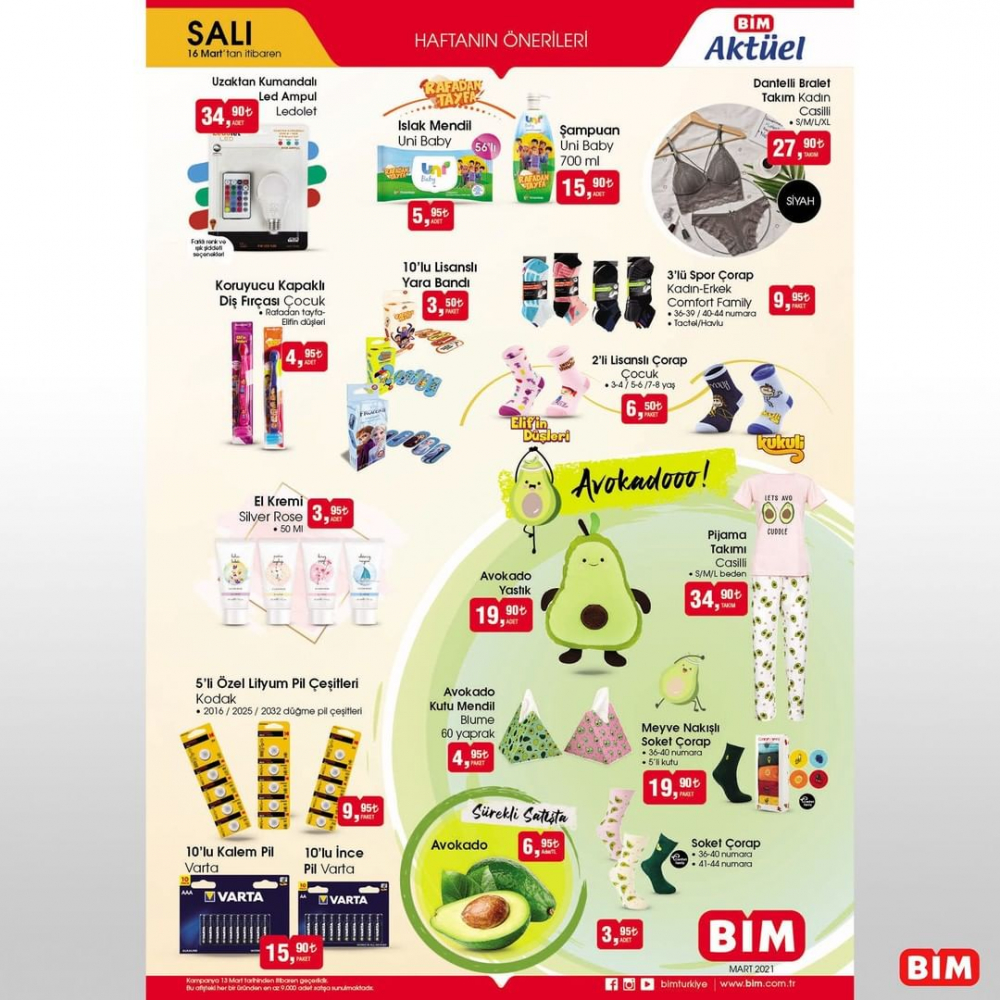 16 Mart BİM kataloğu | Bim bu salı 16 Mart 2021 kataloğu 38