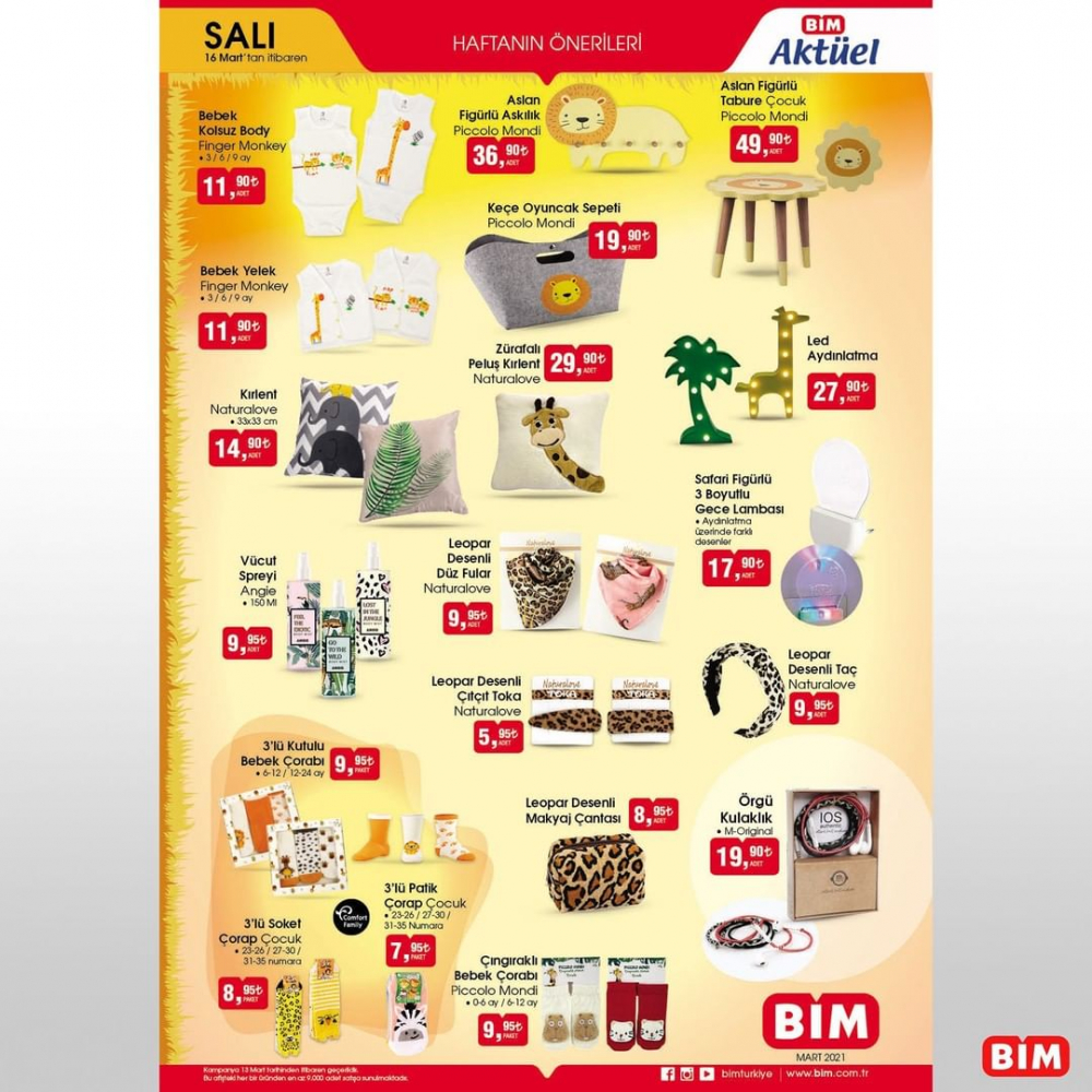 16 Mart BİM kataloğu | Bim bu salı 16 Mart 2021 kataloğu 39