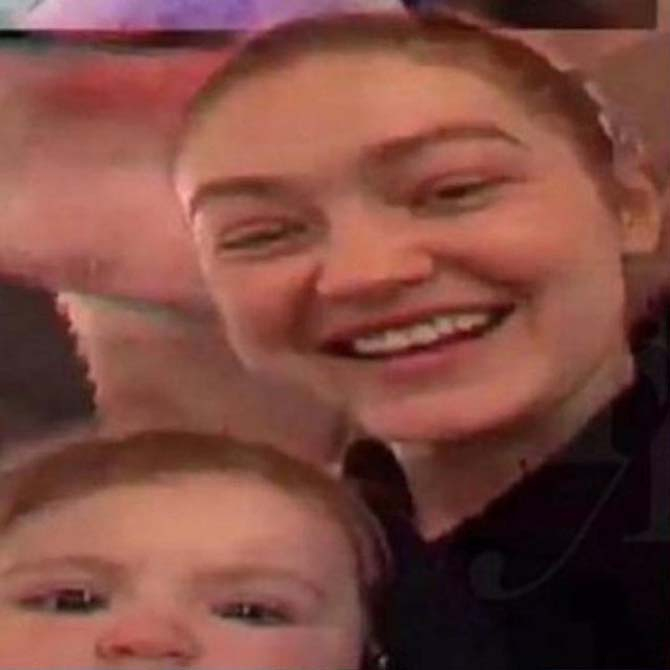 Gigi Hadid, yüzünü sakladığı kızını yanlışlıkta sosyal medyada gösterdi 8