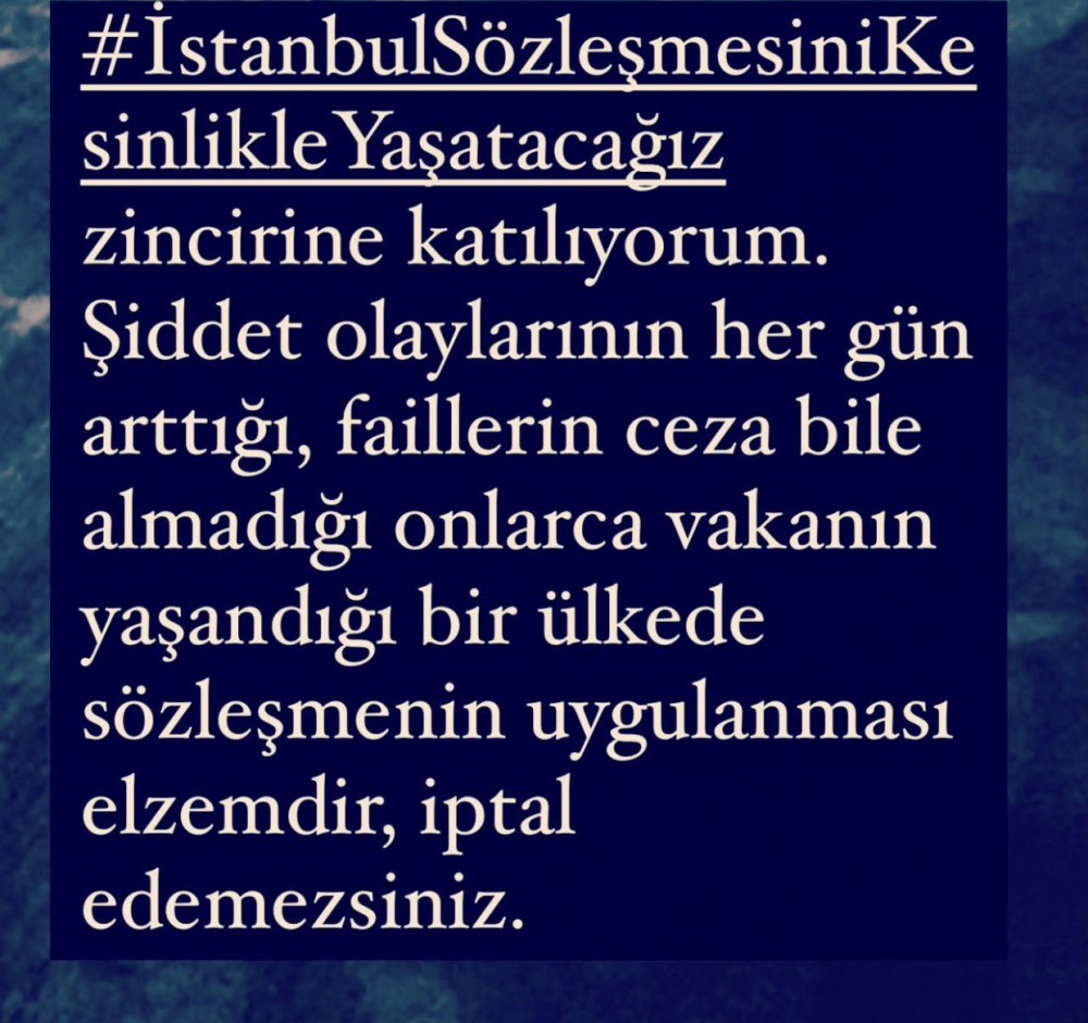 İstanbul Sözleşmesi’nin feshedilmesinin ardından ünlü isimlerden tepki yağdı! 12