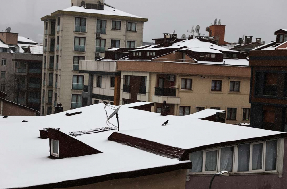 İstanbullu güne kar yağışıyla uyandı! İşte İstanbul'dan kar manzaraları... 31