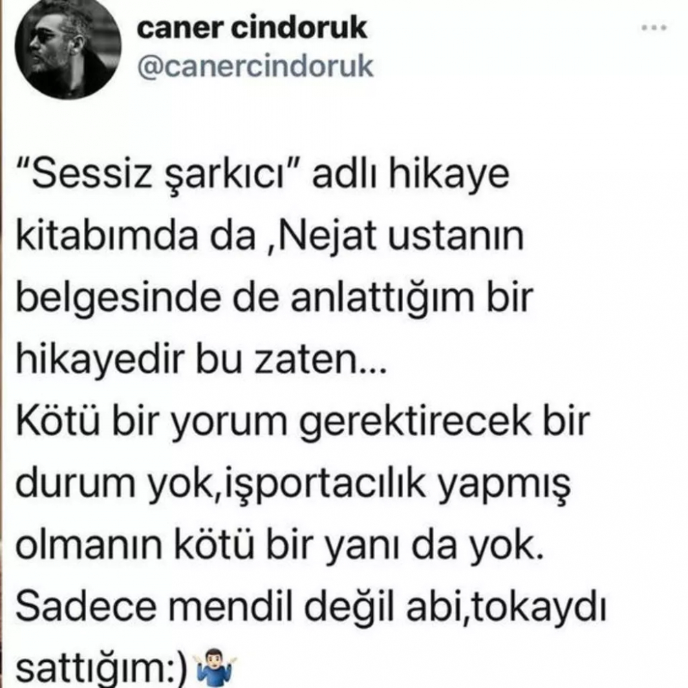 Behzat Uygur'un mendil itirafından sonra bir açıklama da Caner Cindoruk'tan geldi! 3