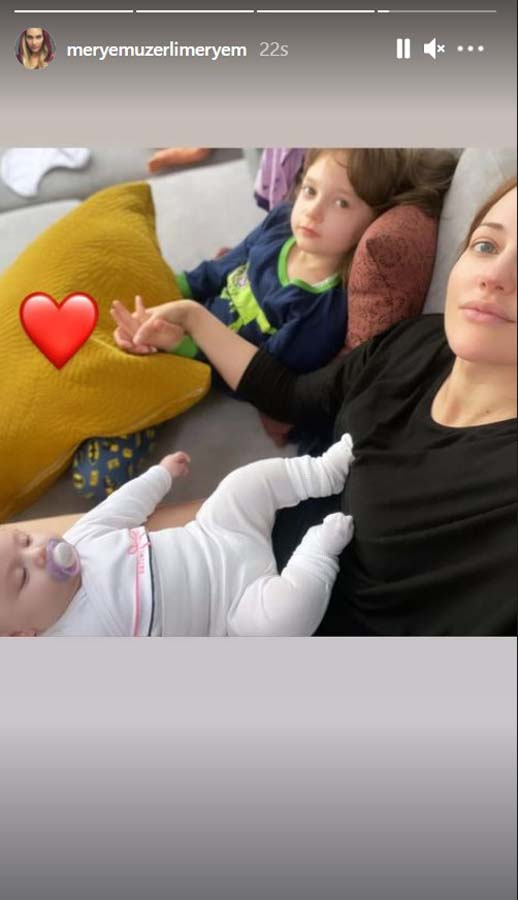 Meryem Üzerli kızı Lily Koi'nin yüzünü paylaştı! 4