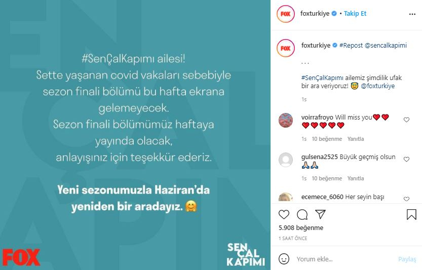 Sen Çal Kapımı dizisi sezon finali ne zaman? Fenomen diziye ilişkin flaş açıklama 5