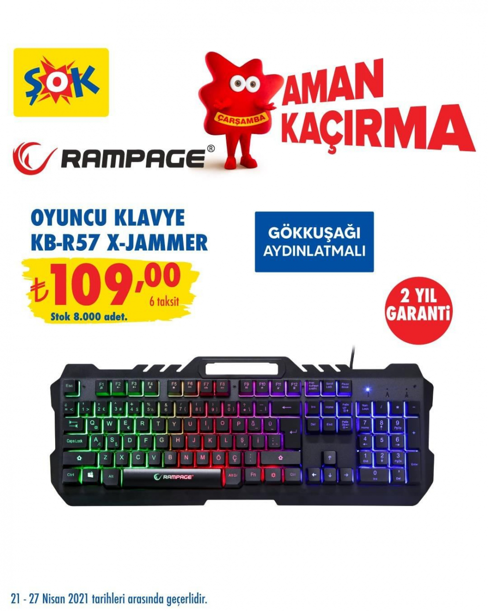 ŞOK 24 Nisan 2021 aktüel kataloğu | ŞOK'a bu hafta Rampage ürünleri geliyor! 24