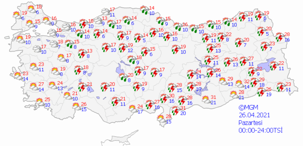 Meteoroloji'den flaş açıklama: Sağanak yağış geliyor! 10