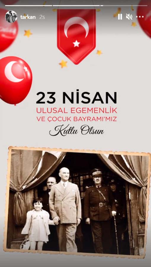 Ünlü isimlerden '23 Nisan' paylaşımları 6