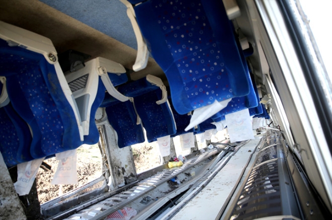 Tekirdağ'daki tren kazasından ortaya çıkan korkunç fotoğraflar 23