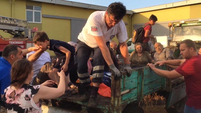 Tekirdağ'daki tren kazasından ortaya çıkan korkunç fotoğraflar 37