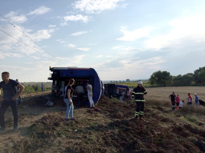 Tekirdağ'daki tren kazasından ortaya çıkan korkunç fotoğraflar 42