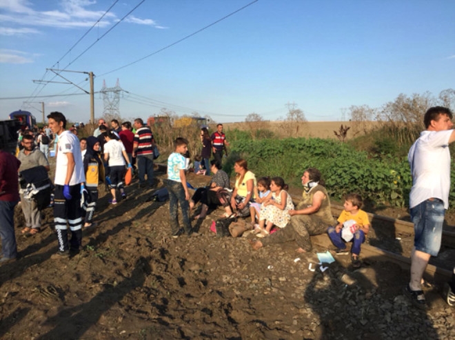 Tekirdağ'daki tren kazasından ortaya çıkan korkunç fotoğraflar 43