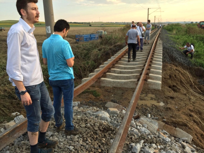 Tekirdağ'daki tren kazasından ortaya çıkan korkunç fotoğraflar 53