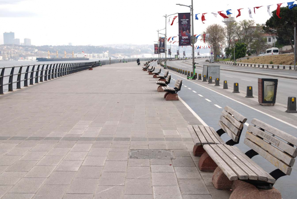 Sokağa çıkma kısıtlamasında ikinci gün! İstanbul'da hayat durdu 2