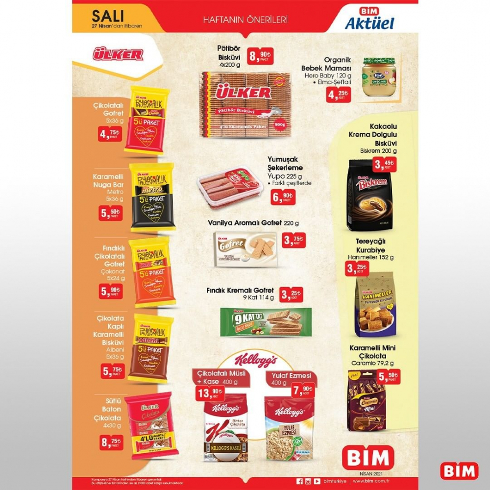 Bim 27 Nisan 2021 kataloğu | Bu salı Bim | Bardakta puding 7