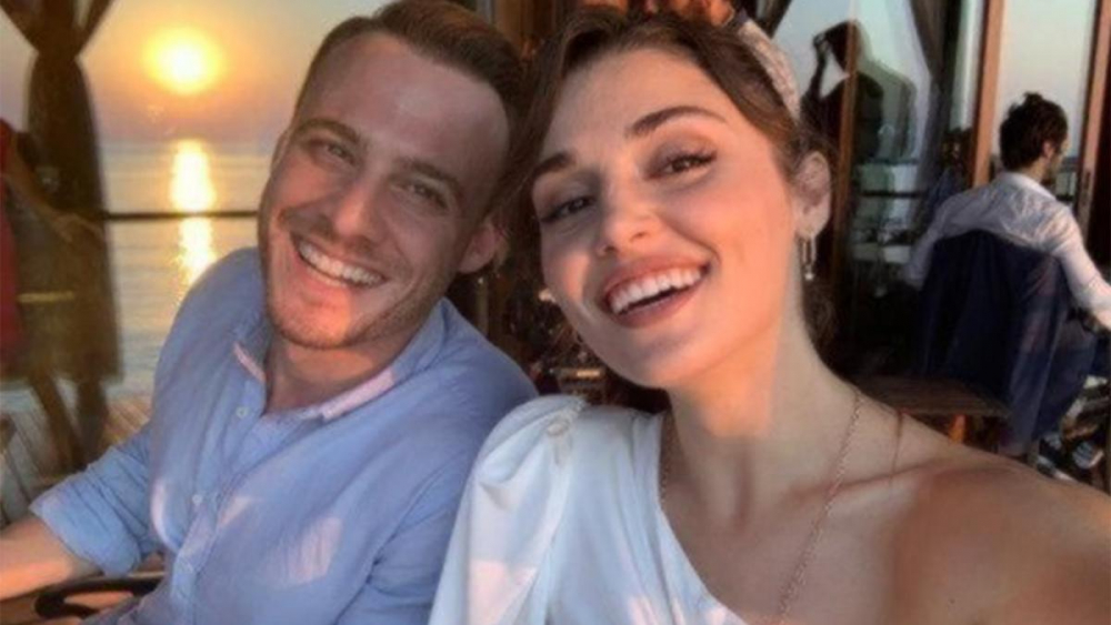 Dizi aşkı gerçek oldu! Hande Erçel ile Kerem Bürsin el ele 5