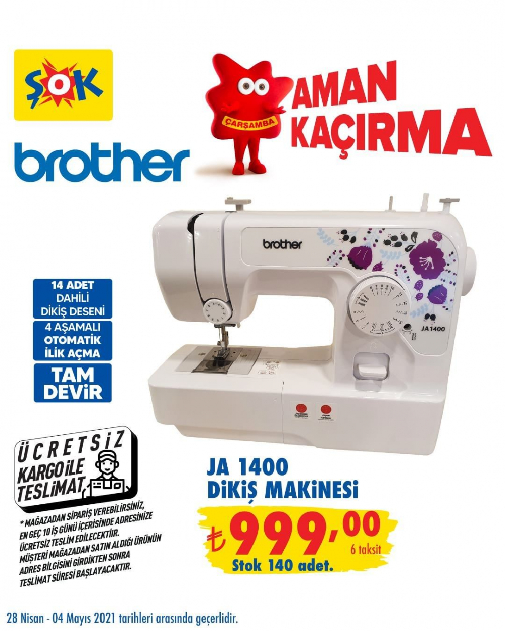 ŞOK 4 Mayıs 2021 aktüel ürünler kataloğu | ŞOK bu hafta yepyeni ürünleriyle karşınızda! 20