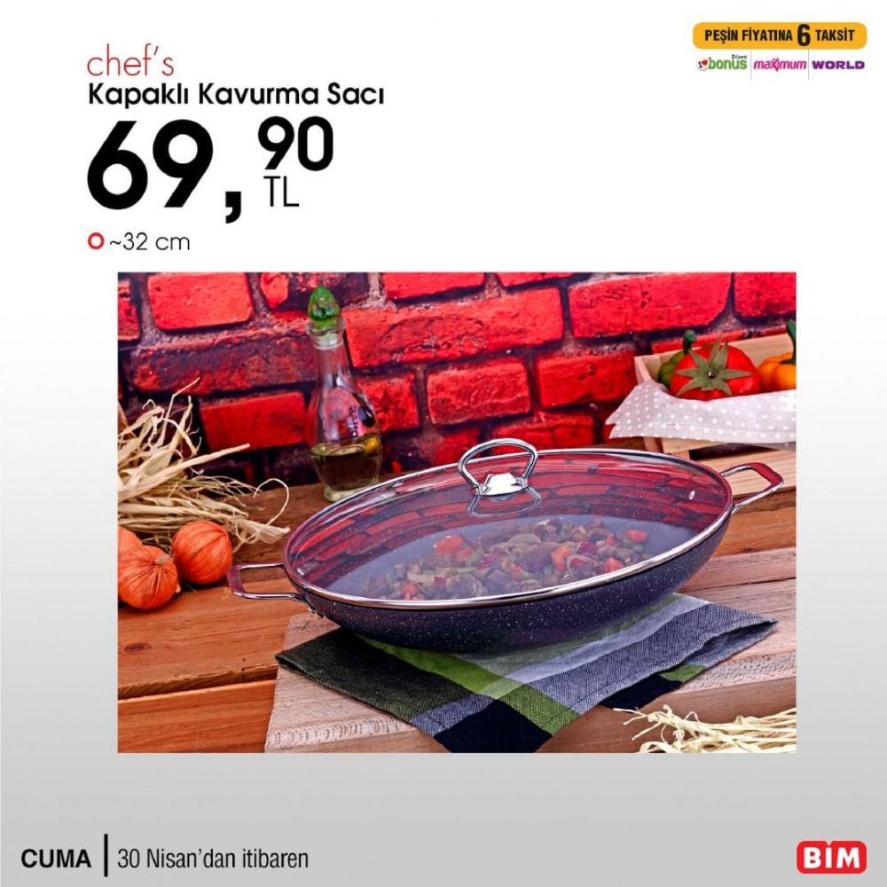 1 Mayıs Cumartesi Bim kataloğu | Bu cuma Bim'de neler var? | Lava mangal ızgarası 59