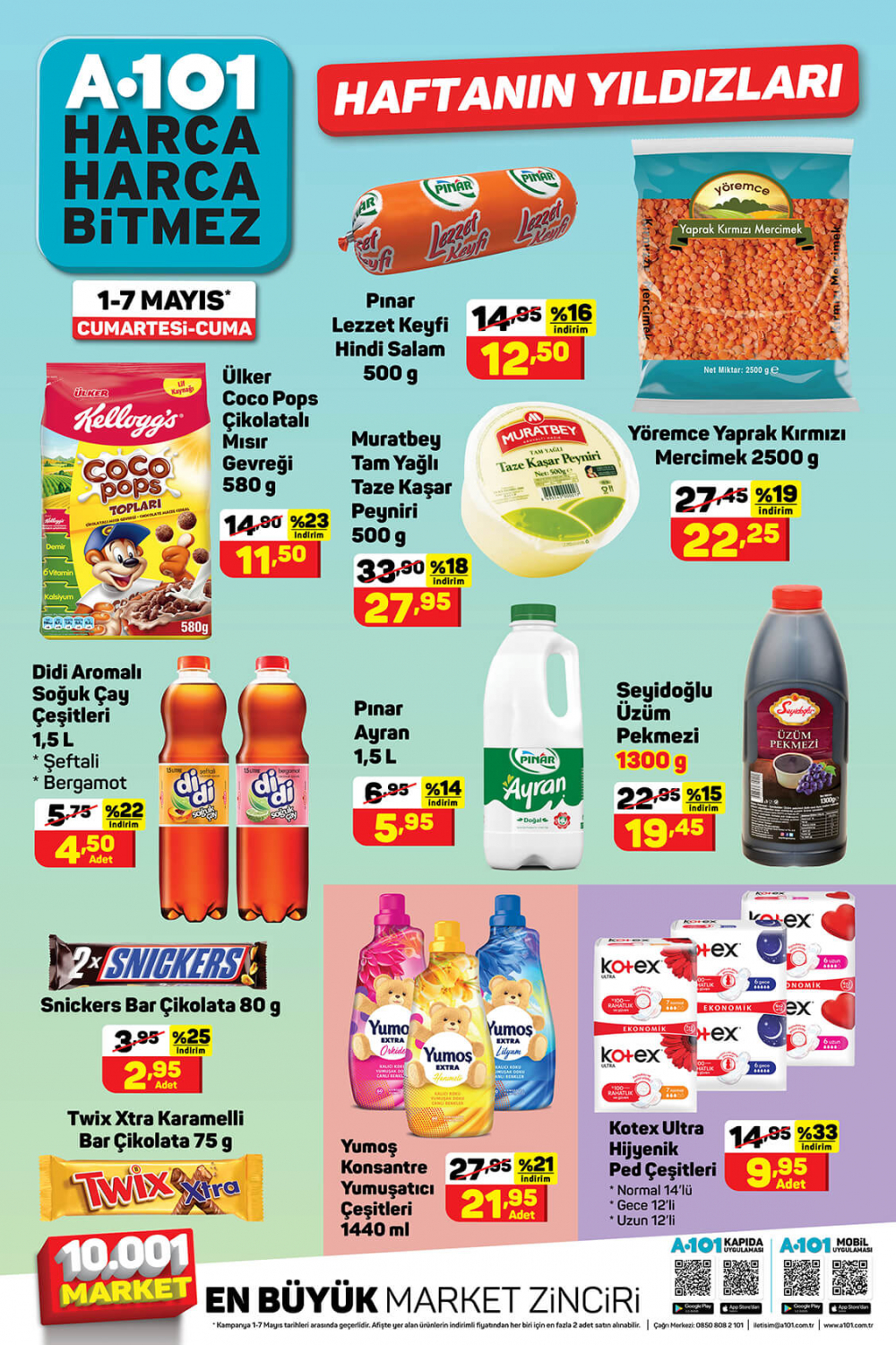 7 Mayıs A101 aktüel ürünler kataloğu 2021 | Haftanın yıldızları dondurmalar uygun fiyata A101'de! 2