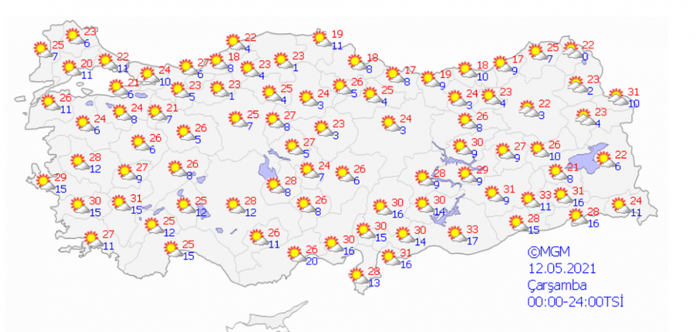 Meteoroloji Genel Müdürlüğü açıkladı: Ramazan Bayramı'nda hava durumu nasıl olacak? 11