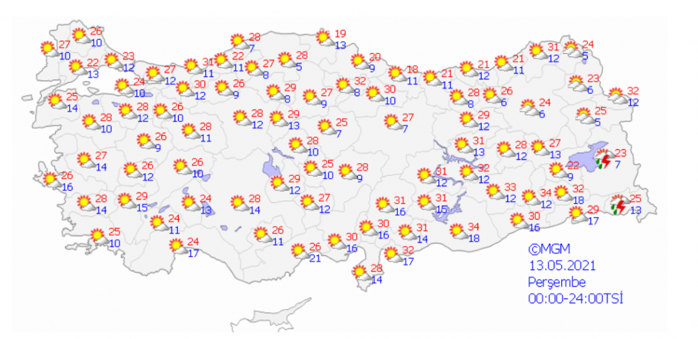 Meteoroloji Genel Müdürlüğü açıkladı: Ramazan Bayramı'nda hava durumu nasıl olacak? 12