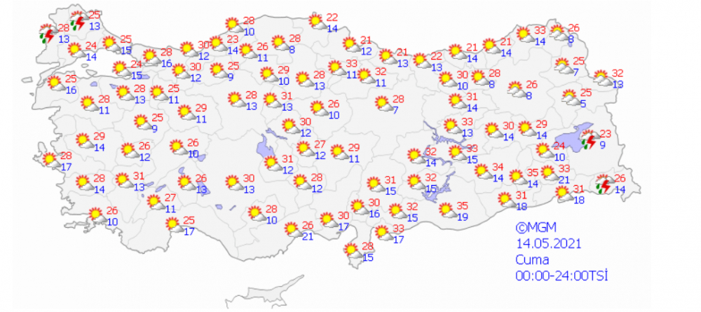 Meteoroloji Genel Müdürlüğü açıkladı: Ramazan Bayramı'nda hava durumu nasıl olacak? 13