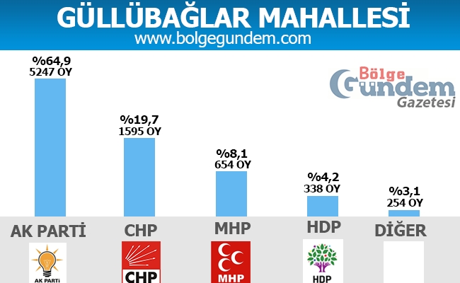 1 Kasım Pendik Mahalle mahalle seçim sonuçları 14