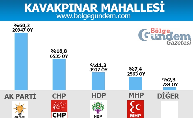 1 Kasım Pendik Mahalle mahalle seçim sonuçları 17