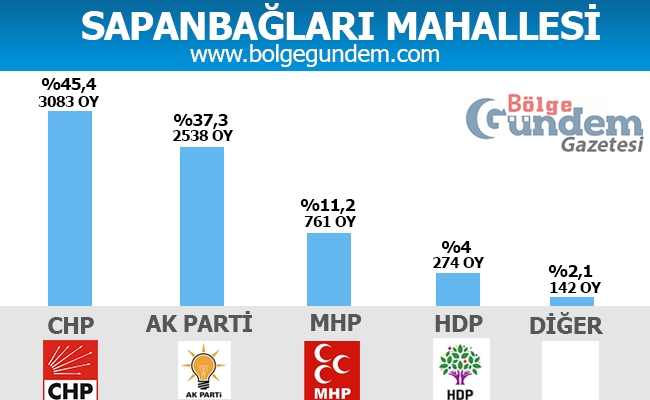 1 Kasım Pendik Mahalle mahalle seçim sonuçları 26