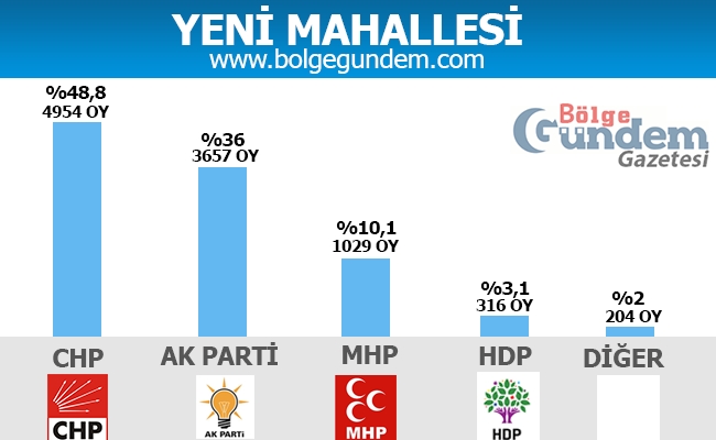 1 Kasım Pendik Mahalle mahalle seçim sonuçları 30