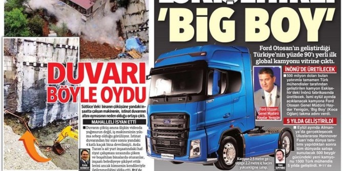 26 Temmuz 2018 Gazete manşetleri Hürriyet - Posta - Sabah