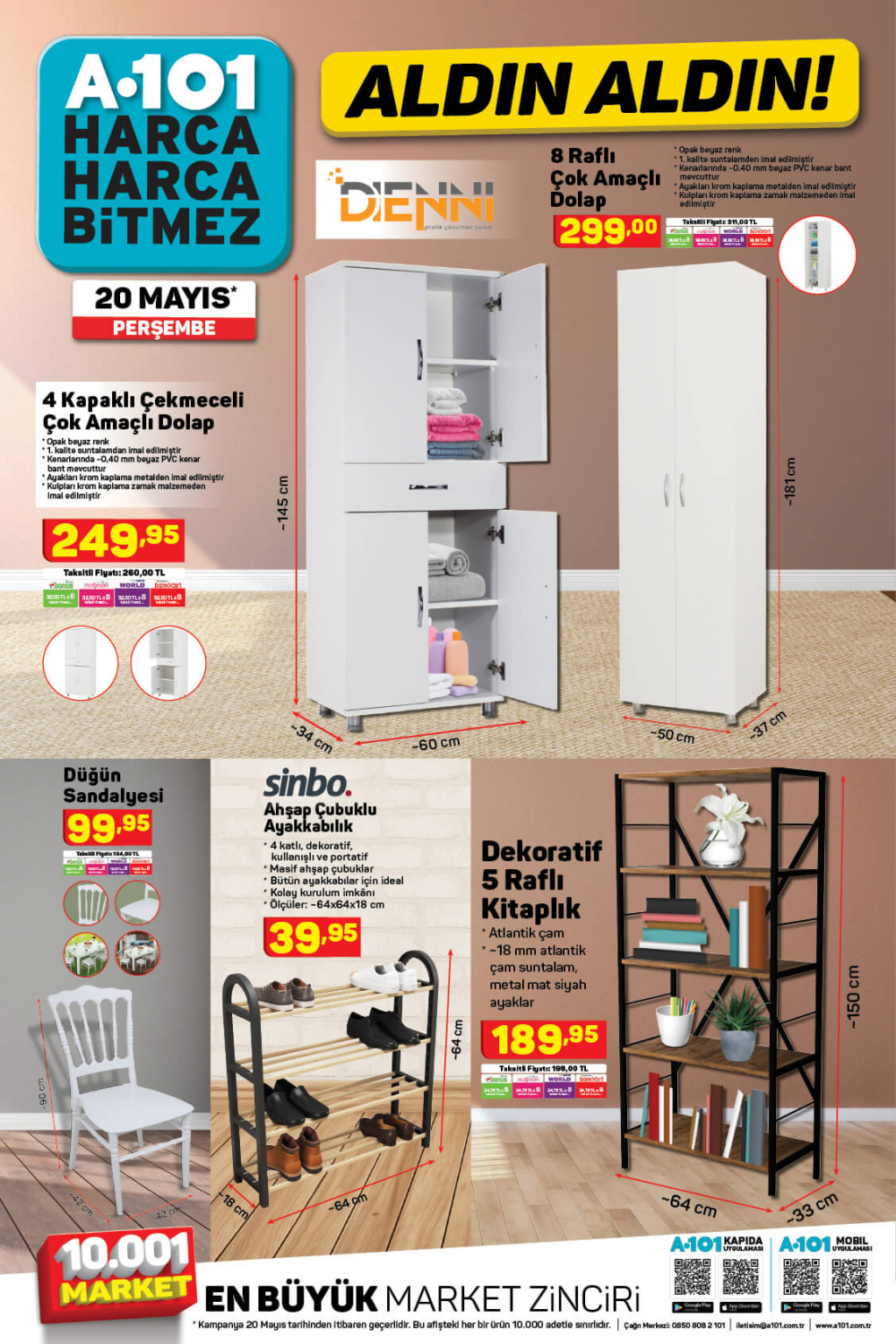 27 Mayıs A101 aktüel ürünler kataloğu | Onvo OV50F353 ultra HD android smart led tv A101'de! 4