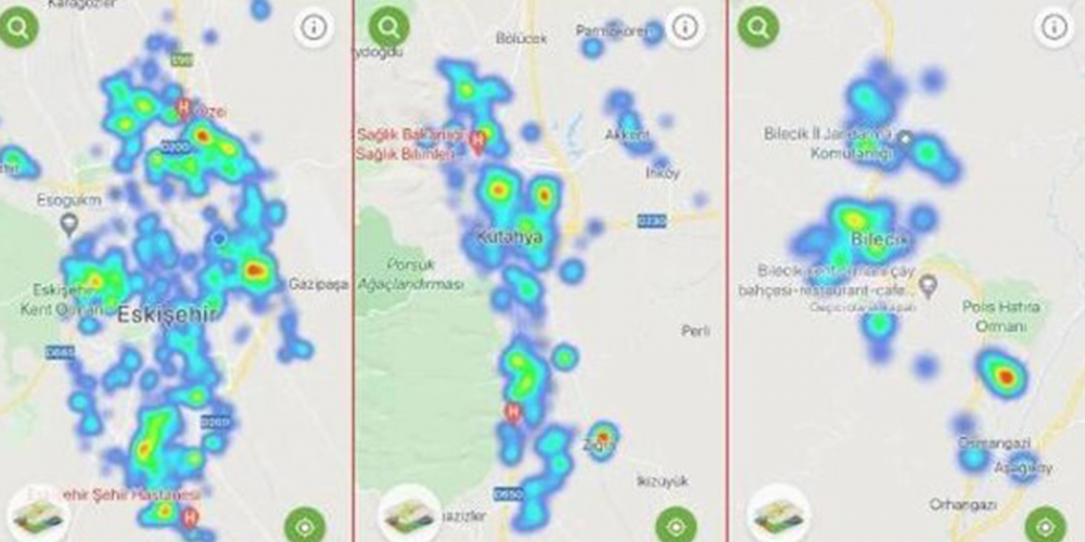 Dikkat çeken düşüş! 3 şehirde kırmızı ağırlıklı alanlar maviye döndü 4