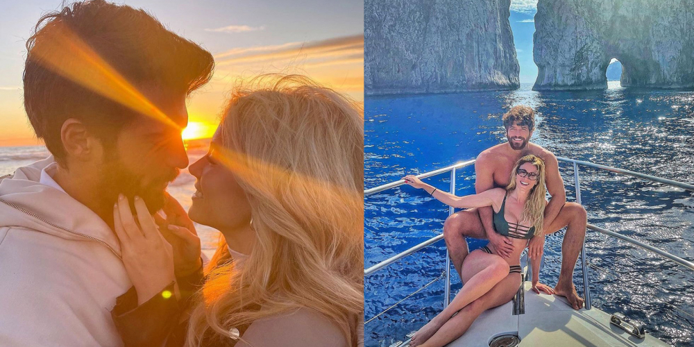 Can Yaman ve Diletta Leotta aşkı dolu dizgin devam ediyor! İkili Capri'de tatilde! 1