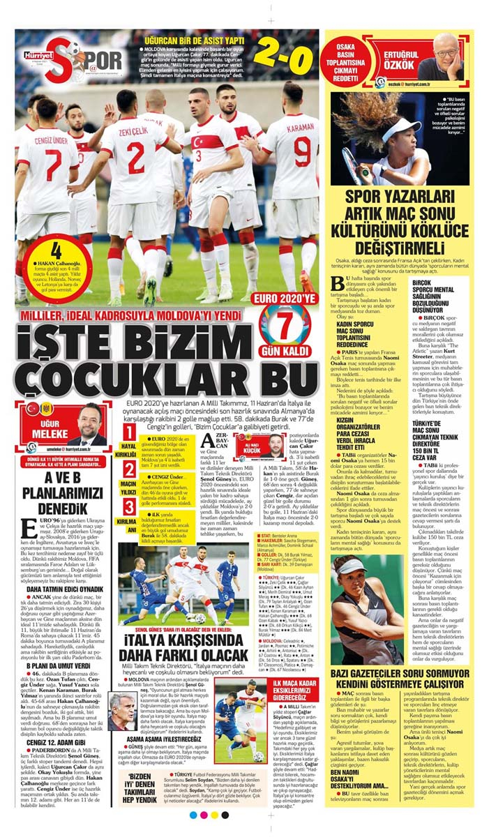 Gazetelerin spor manşetleri (4 Haziran 2021) Fenerbahçe, Galatasaray, Beşiktaş ve Trabzonspor'dan haberler 18